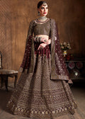 Lovely Maroon Fancy Fabric Silk Party Wear Lehenga Choli