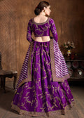 Beautiful Blue Art Silk Party Wear Lehenga Choli